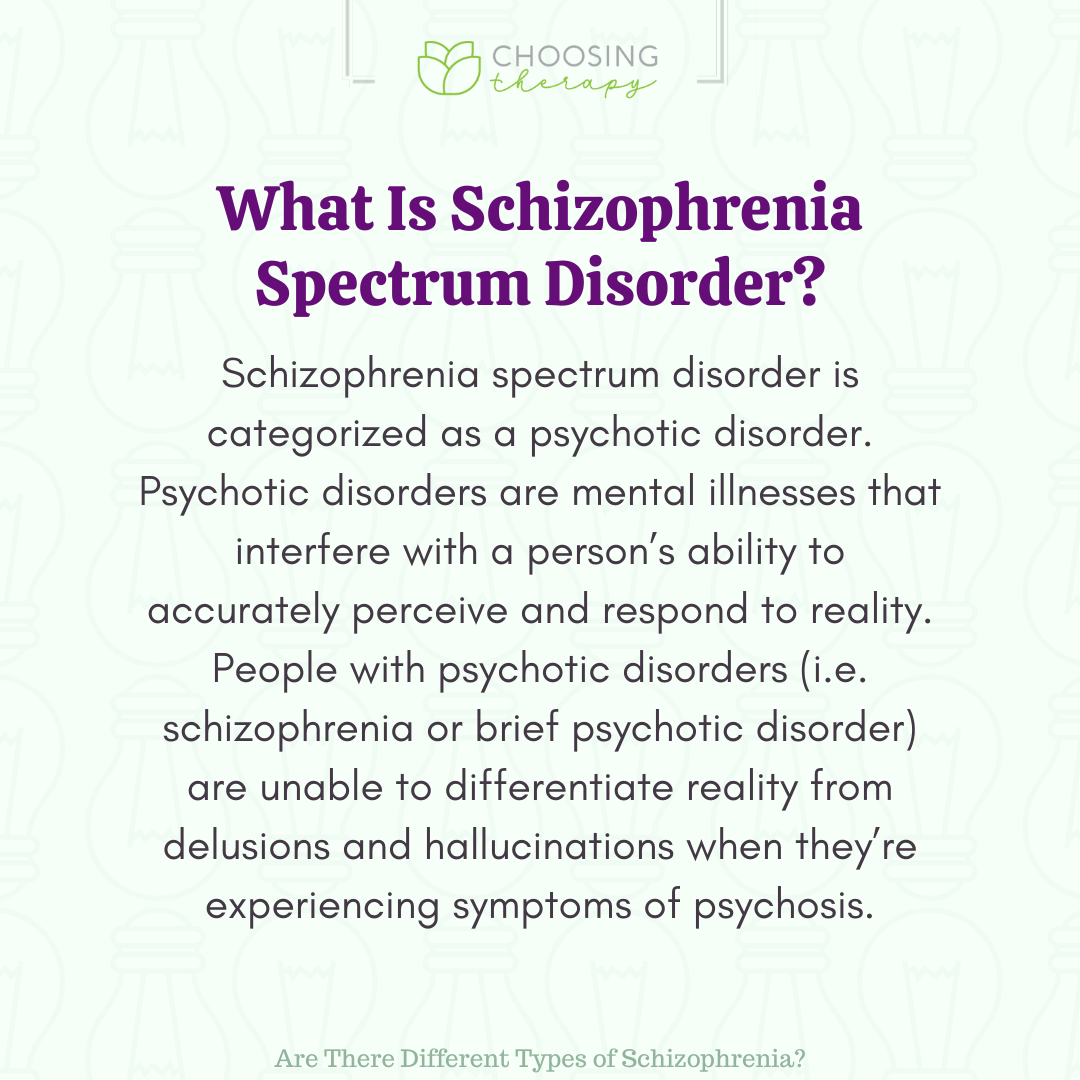 Different Types Of Schizophrenia