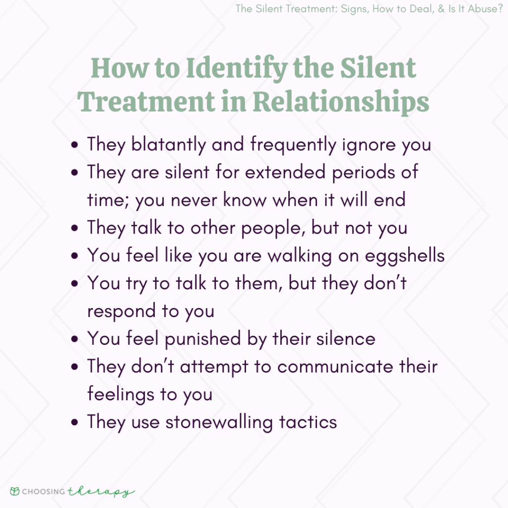 The Psychology Behind the Silent Treatment in Relationships What to