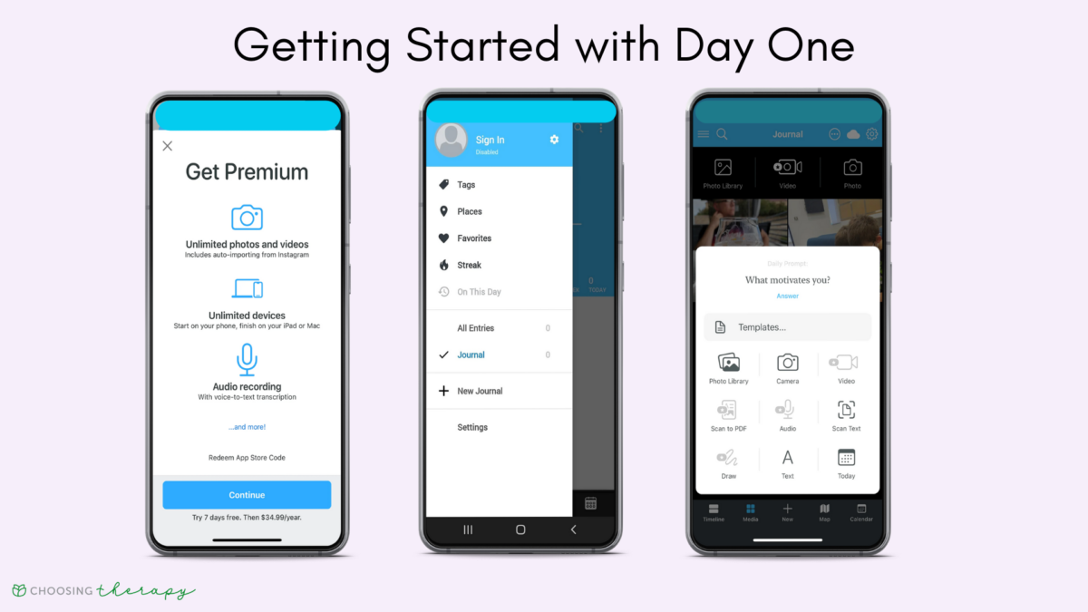 day one journal free download