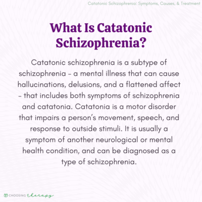 What is Catatonic Schizophrenia?