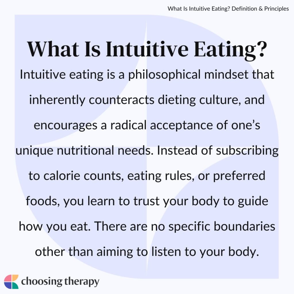 The 10 Intuitive Eating Principles