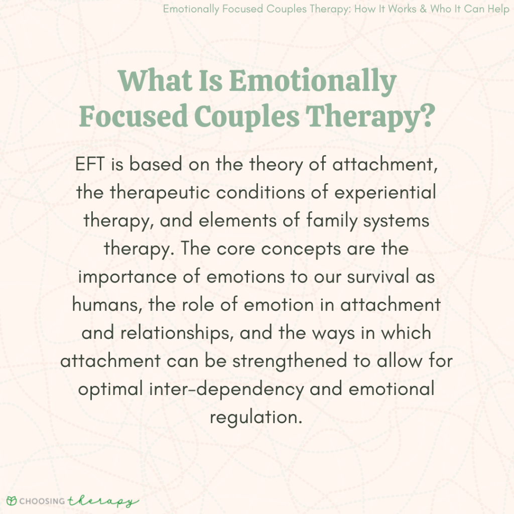 Emotionally Focused Couples Therapy How It Works And Who It Can Help