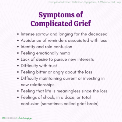 Complicated Grief: Definition, Symptoms, & When to Get Help