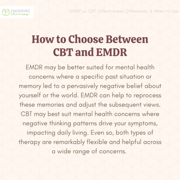 EMDR Vs. CBT: Which Is Right for You?