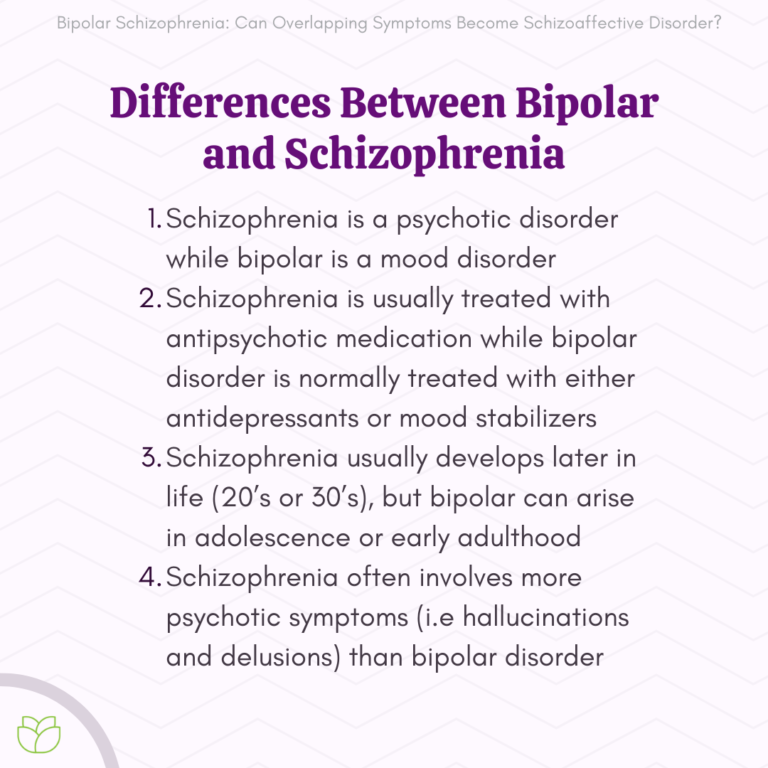 Can I Be Diagnosed With Bipolar And Schizophrenia   Differences Between Bipolar And Schizophrenia 768x768 