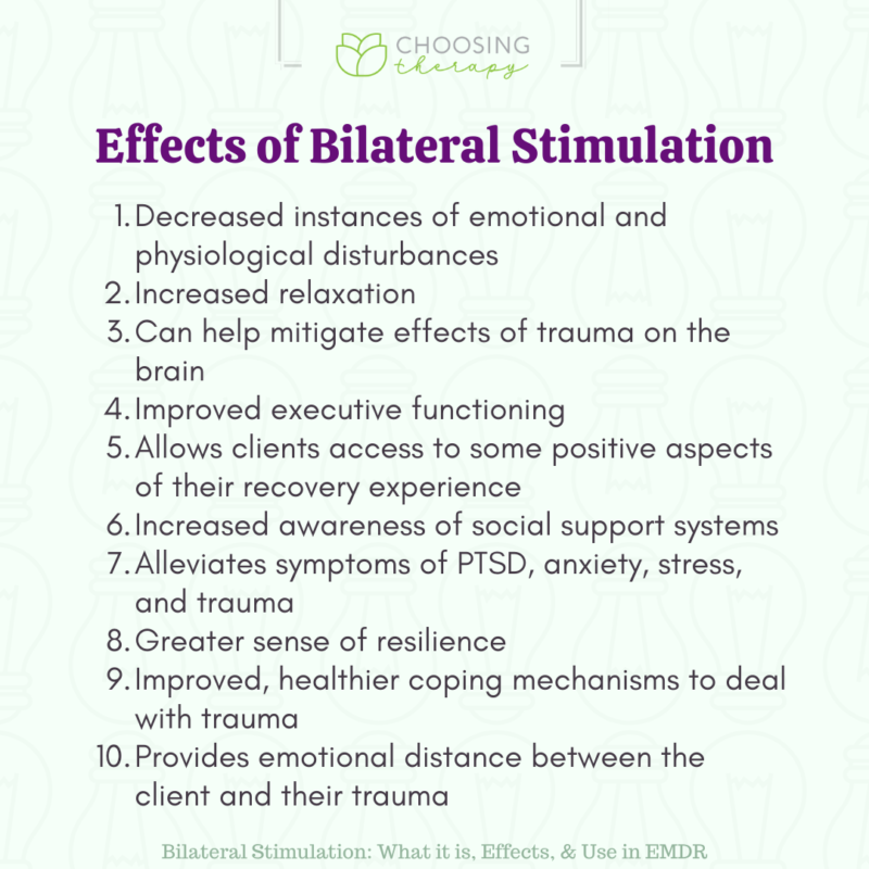 Bilateral Stimulation Effects And Use In Emdr Therapy