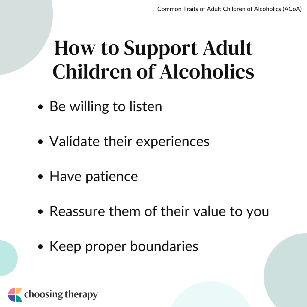 Characteristics Of Adult Children Of Alcoholic Parents