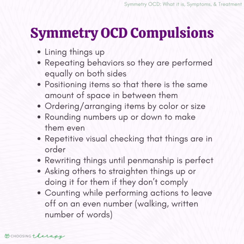 Symmetry Ocd What It Is Symptoms Treatment