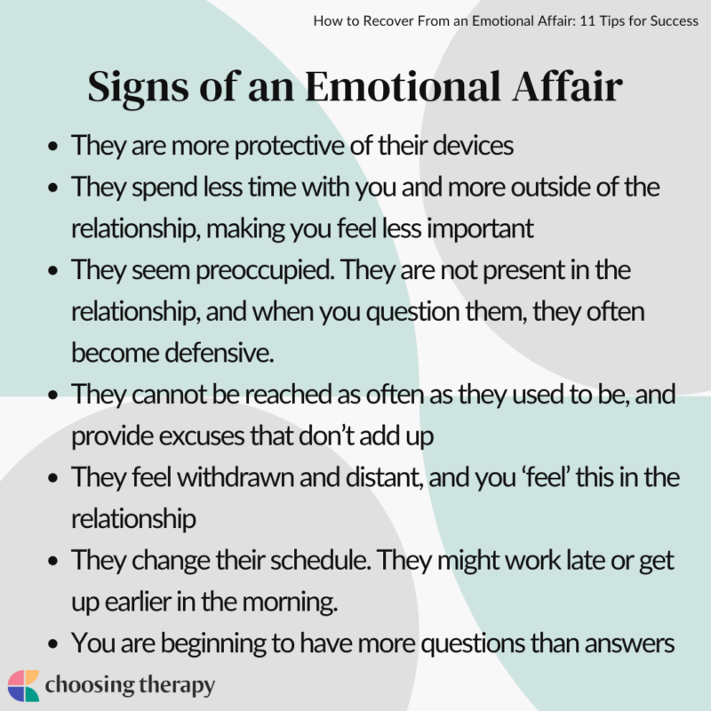 Emotional Affair Recovery: 11 Tips For Success