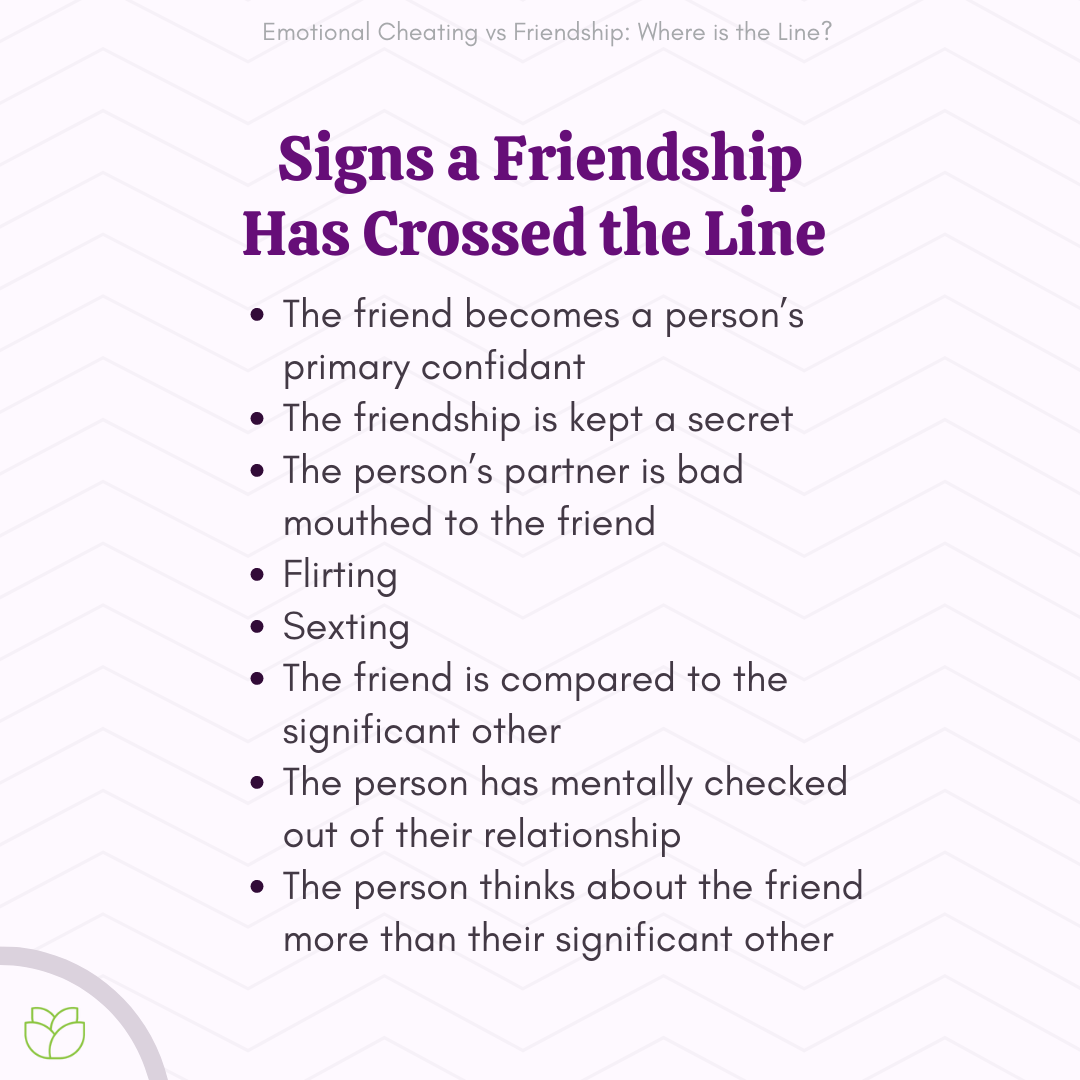 Differences Between Emotional Cheating Friendship