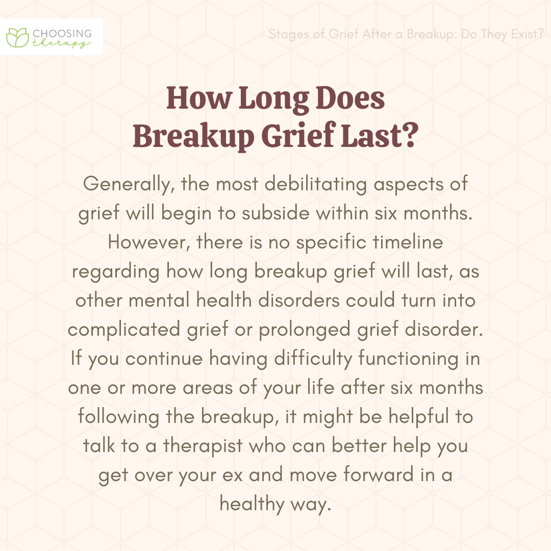 Are There Stages Of Breakup Grief 