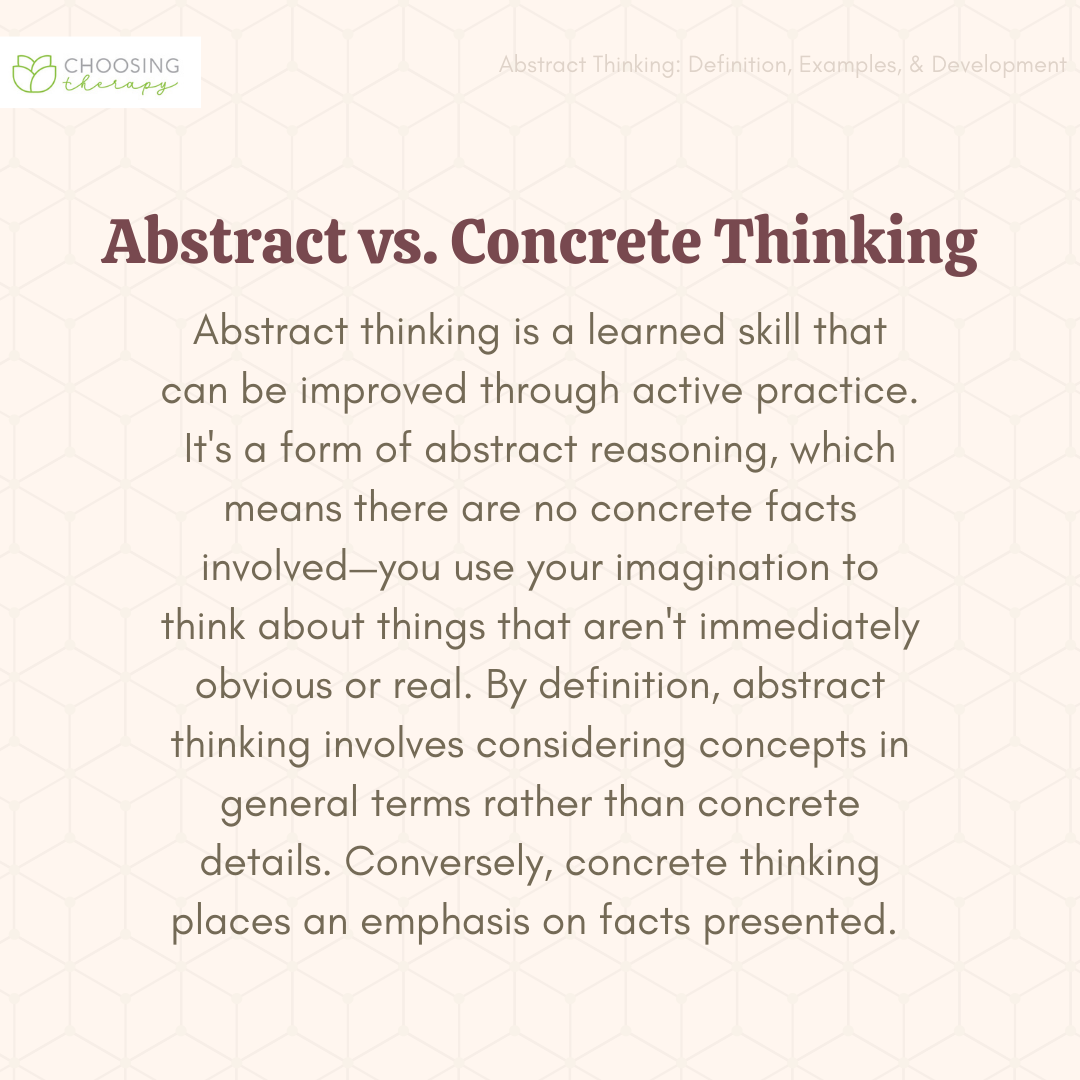 Abstract Thinking Definition Benefits How To Improve It