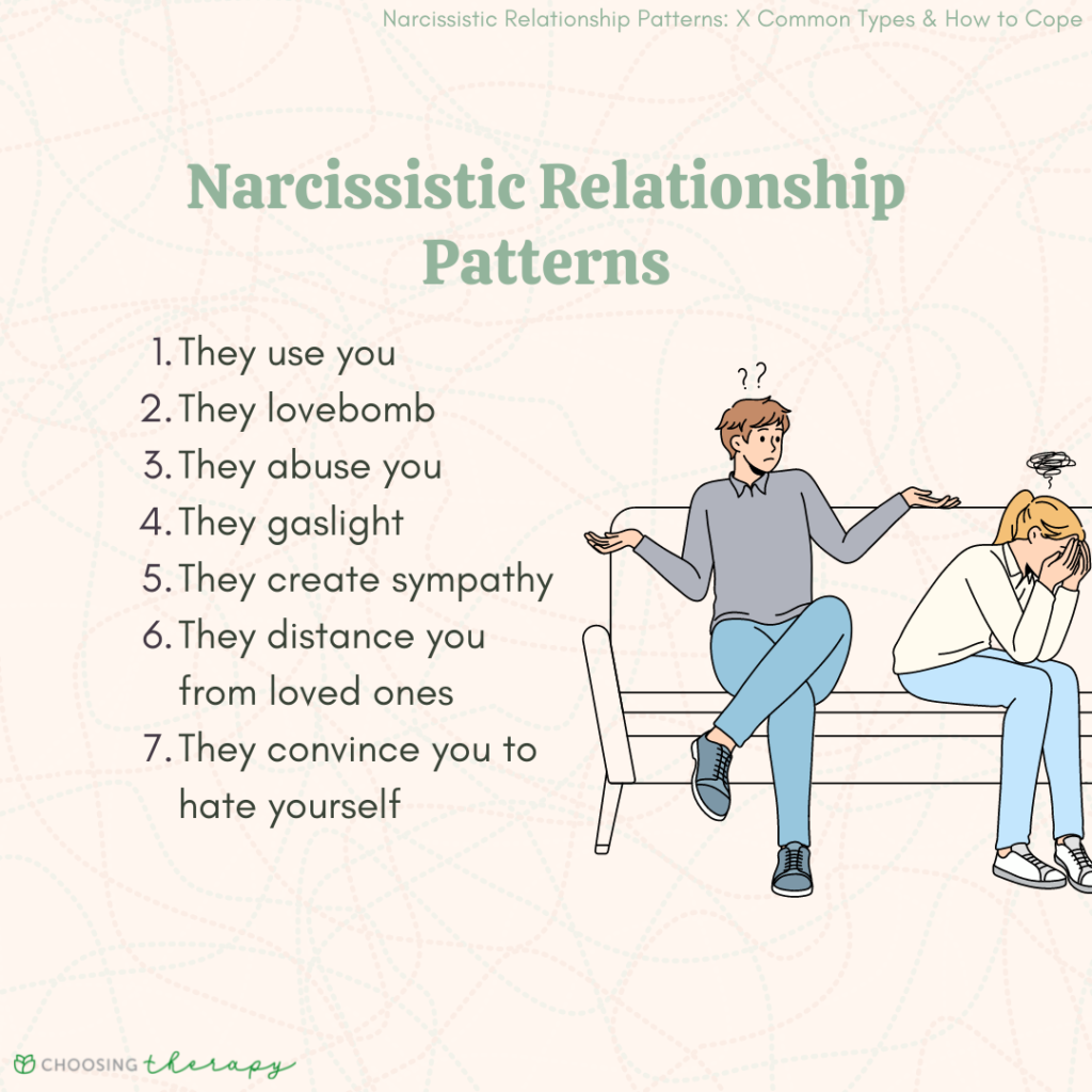 7 Narcissistic Relationship & Love Patterns