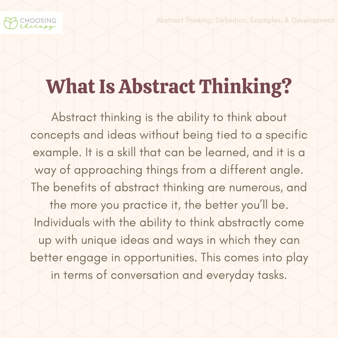 scientific abstract thinking