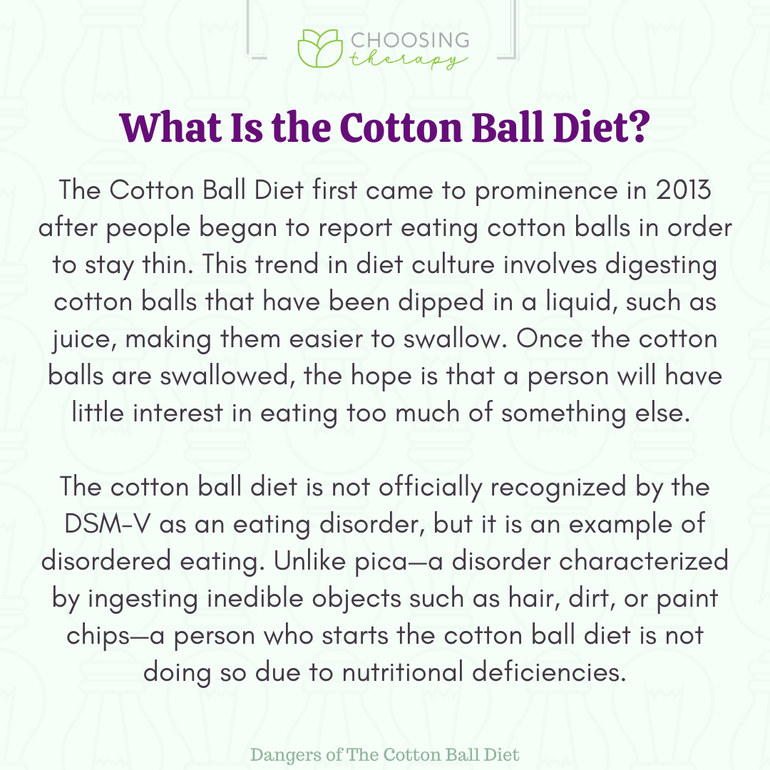 Dangerous Diet Trend: The Cotton Ball Diet - ABC News