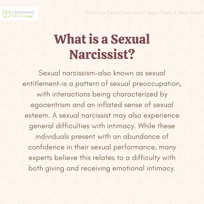 What Is Sexual Narcissism