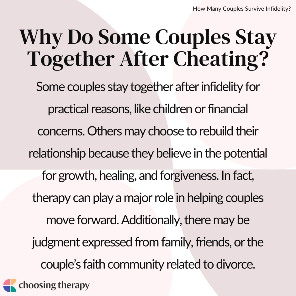 How Many Couples Survive Infidelity?