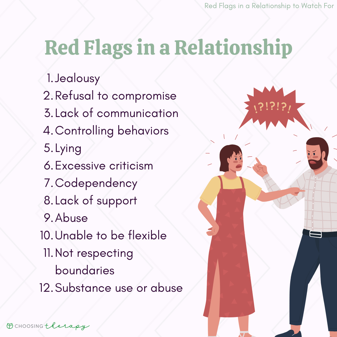 13 Red Flags in Relationships