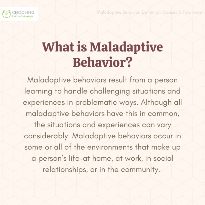 What Is Maladaptive Behavior in Psychology?