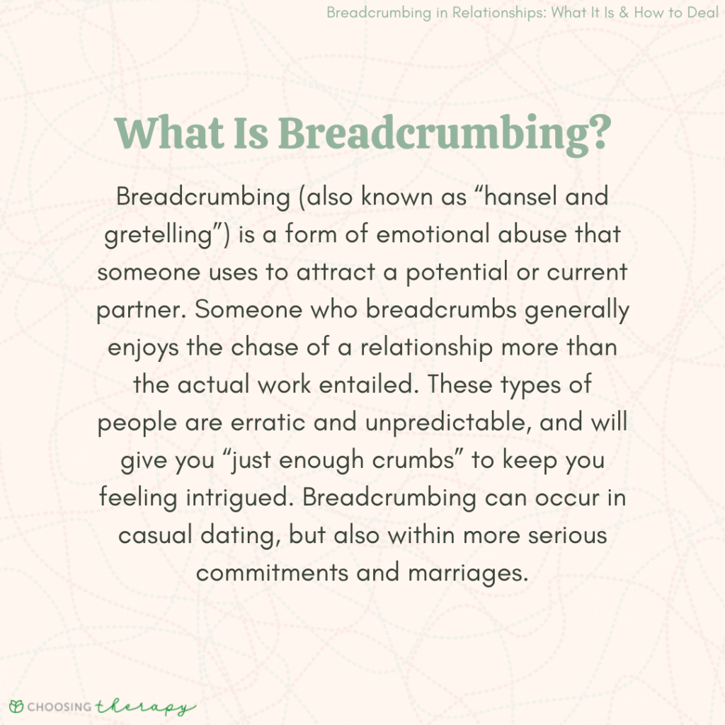 What Is Breadcrumbing in a Relationship?