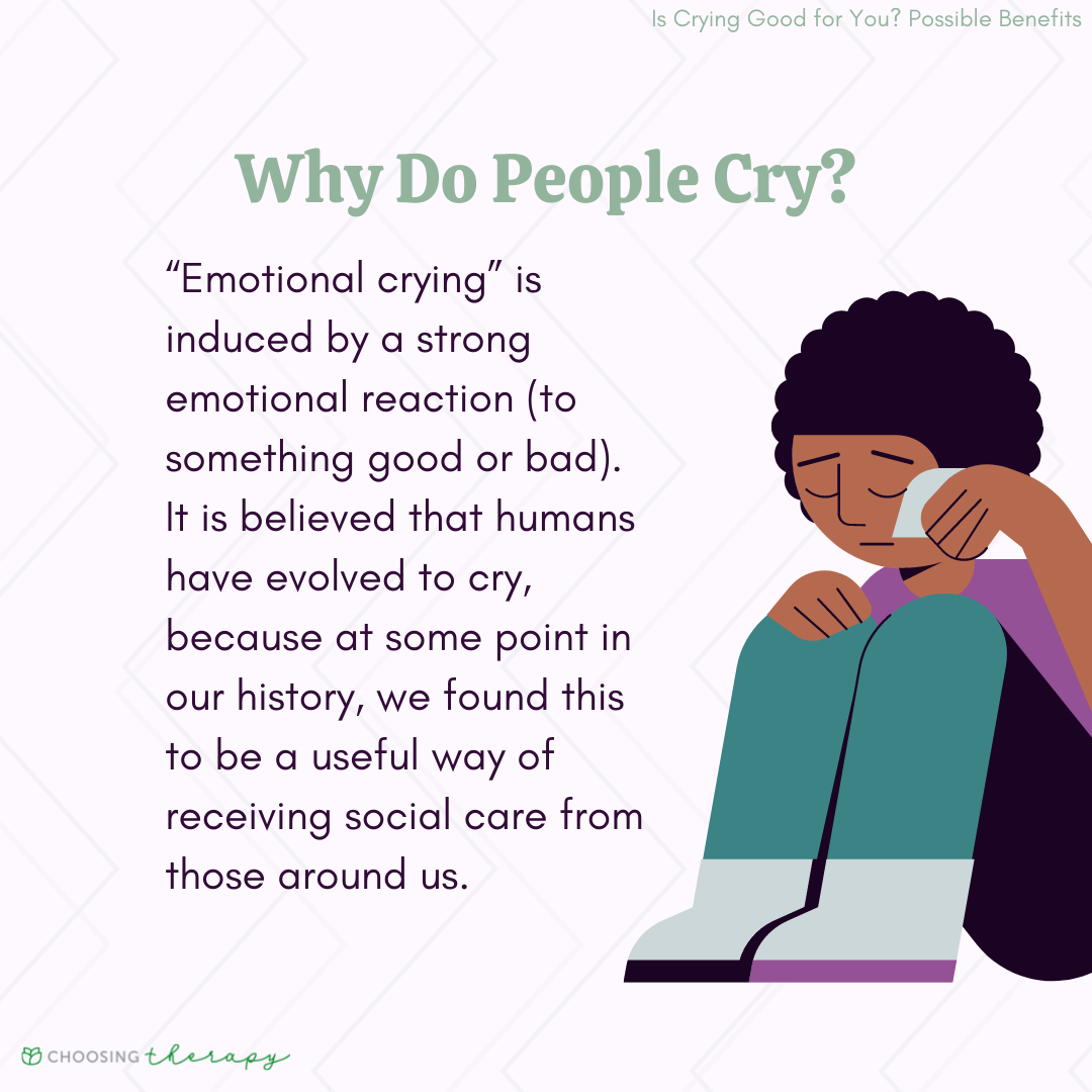 Why Crying Is Good for Your Health