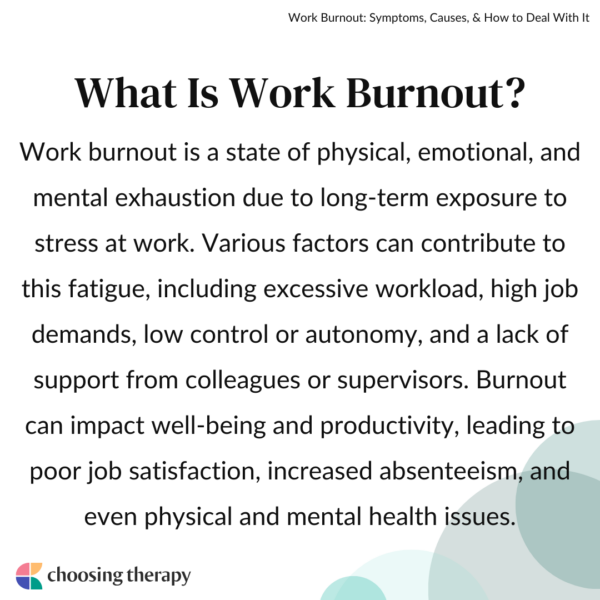 How to Deal With Burnout at Work