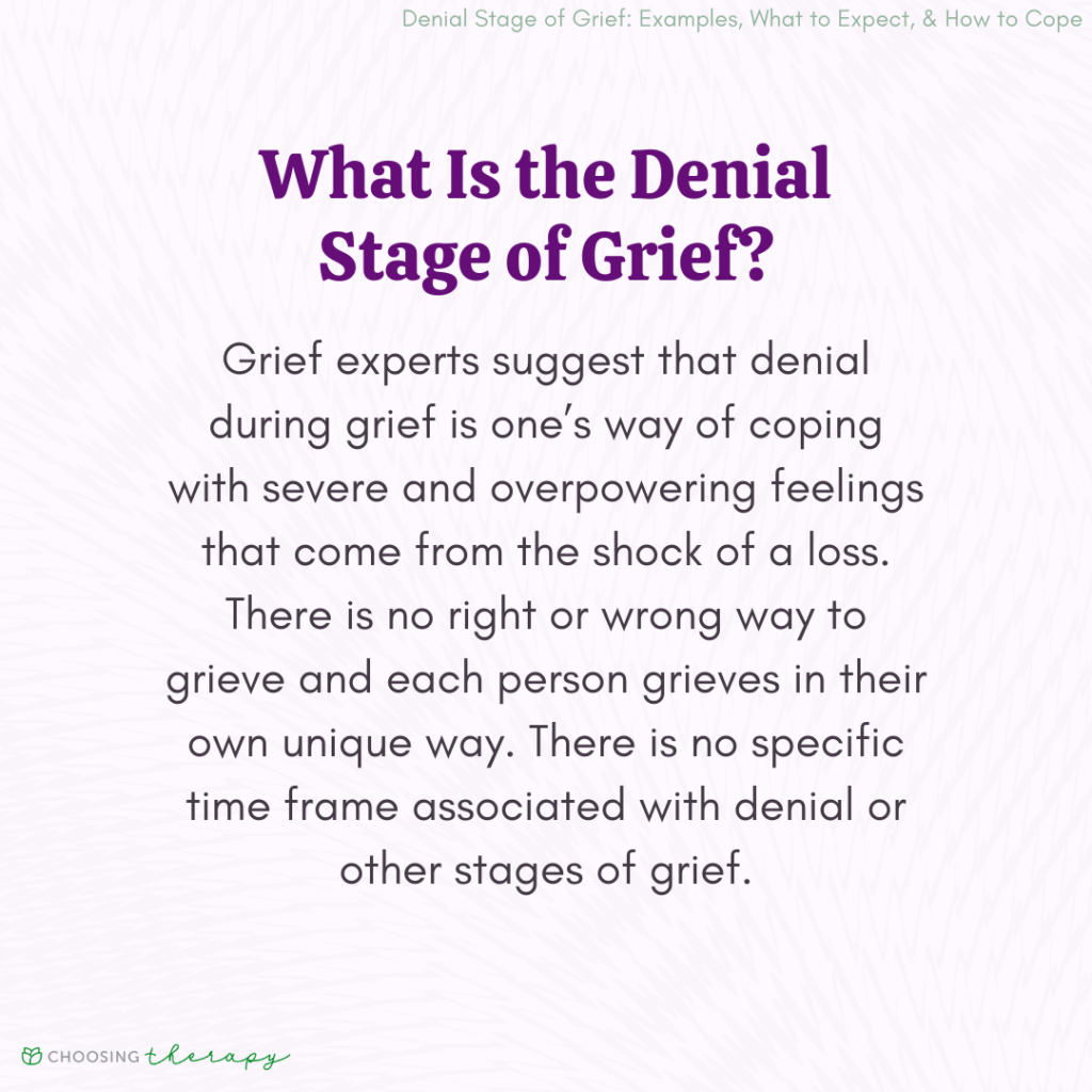 What Is the Denial Stage of Grief?