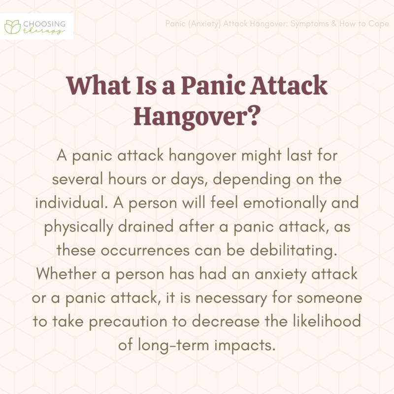 What Is An Anxiety Attack Hangover