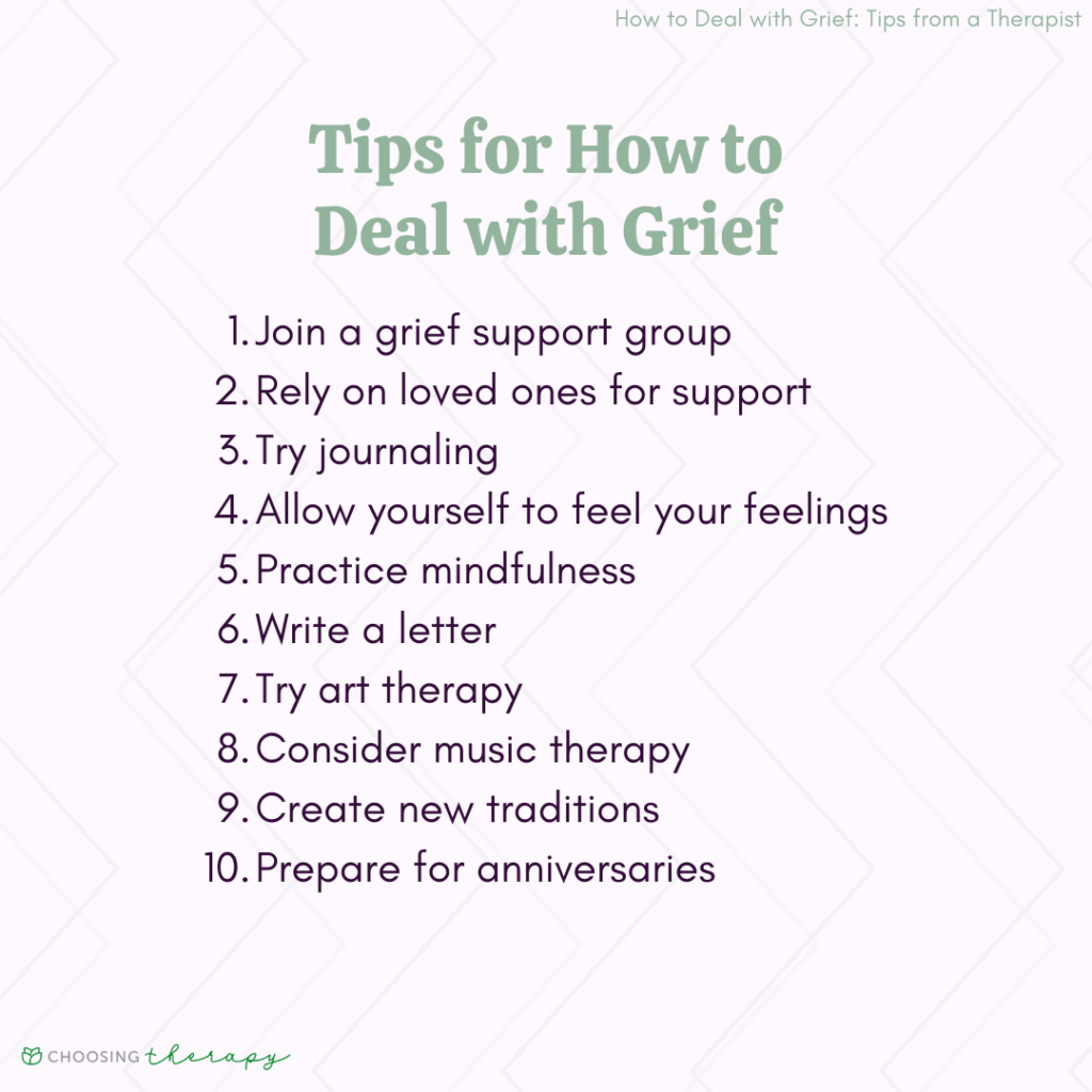 10 Coping Strategies for Dealing with Grief