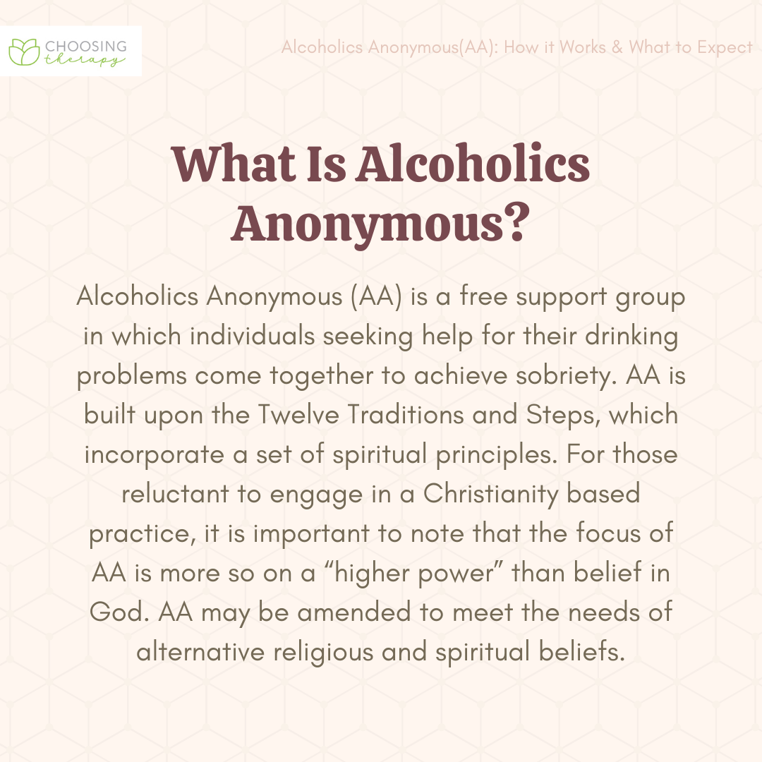 Alcoholics Anonymous Aa How It Works And What To Expect