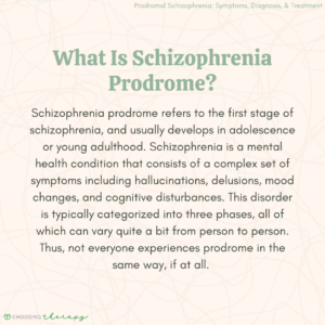 What Is the Prodromal Phase of Schizophrenia?