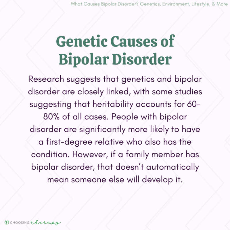 Causes & Risk Factors Of Developing Bipolar Disorder