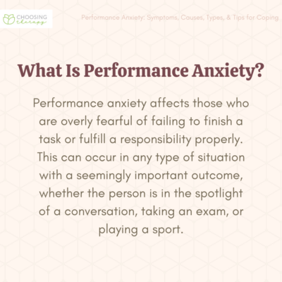 What Is Performance Anxiety?