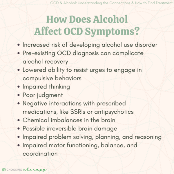 Can Alcoholism Worsen OCD?