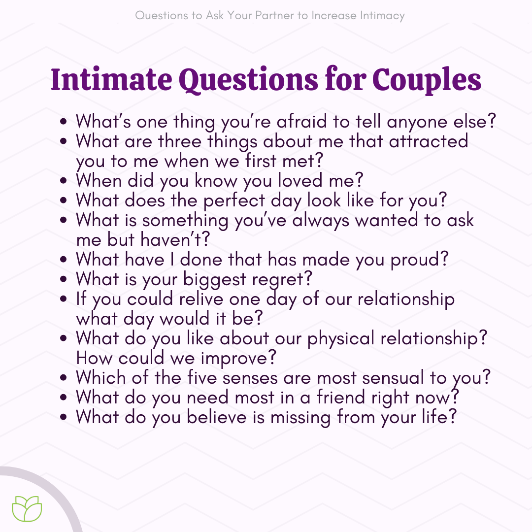 50 Questions To Increase Intimacy 4539
