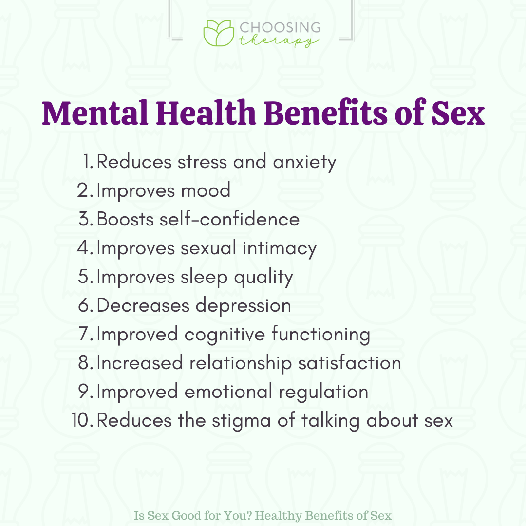 Mental Health Benefits Of Sex 