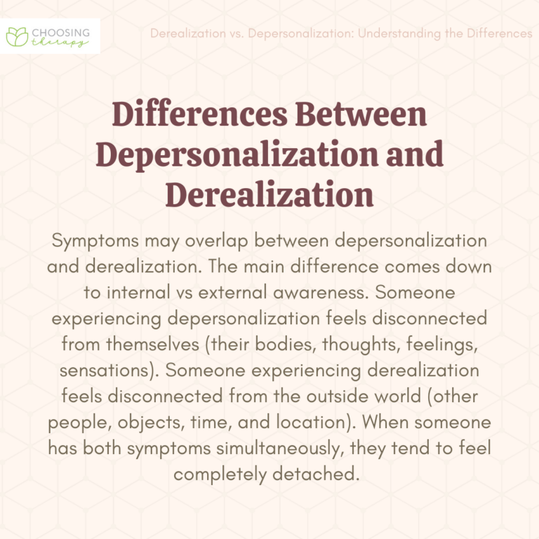 Depersonalization vs. Derealization: What’s the Difference?