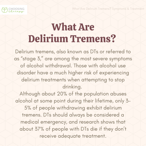 What Are Delirium Tremens?