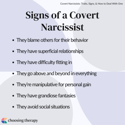 15 Signs of a Covert Narcissist