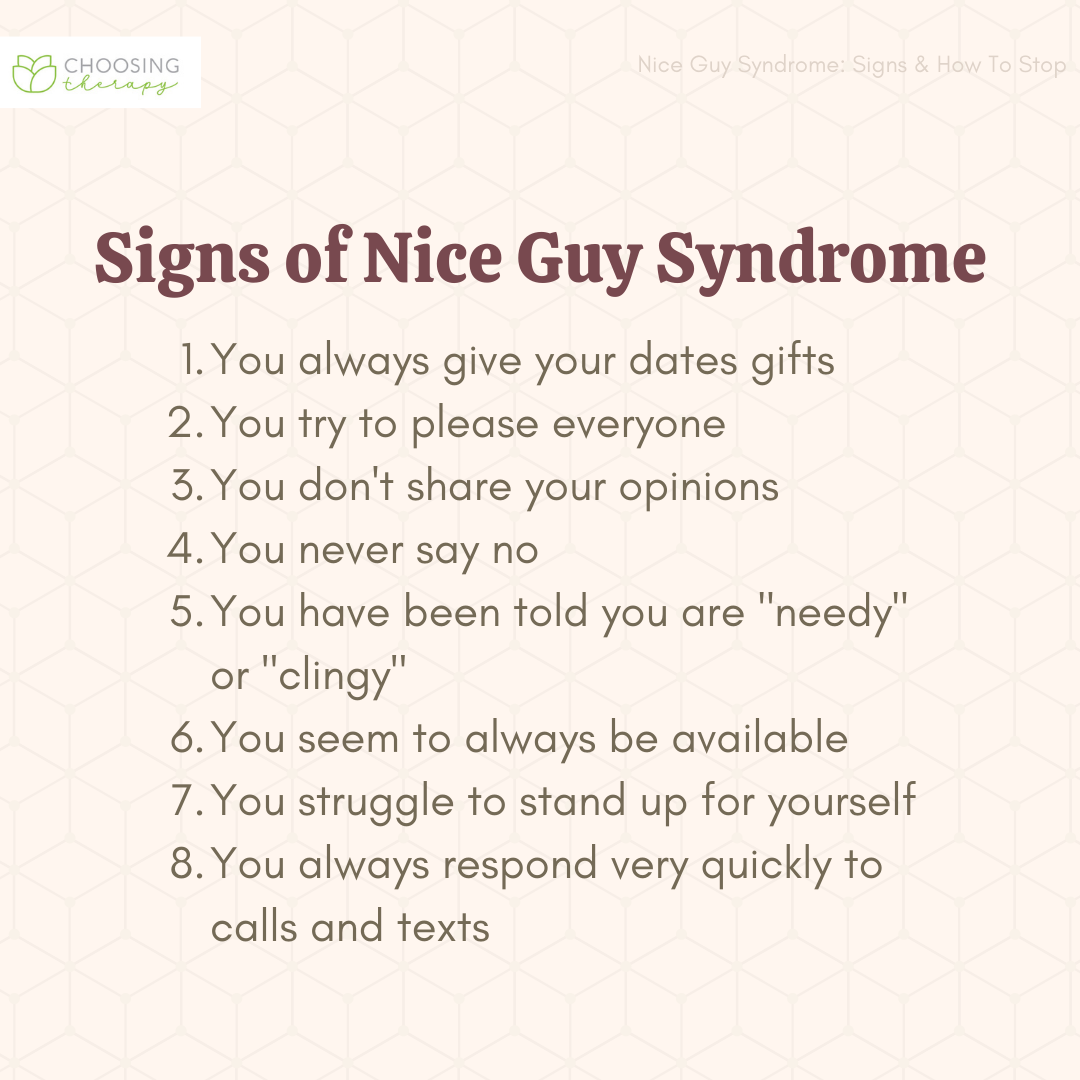 8 Signs Of Nice Guy Syndrome