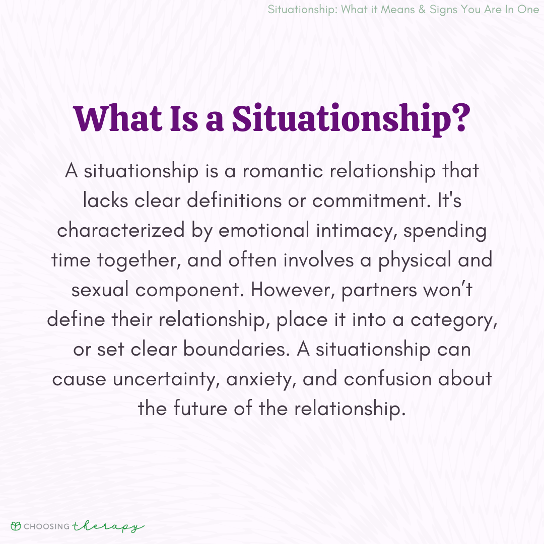  What Is A Situationship 