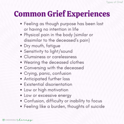 Different Types of Grief