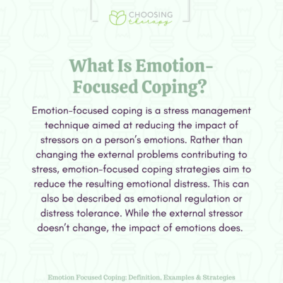 What Is Emotion Focused Coping?