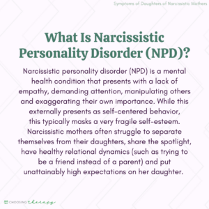 Symptoms of Daughters of Narcissistic Mothers