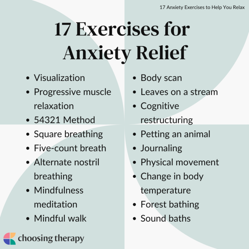 10 Exercises for Anxiety