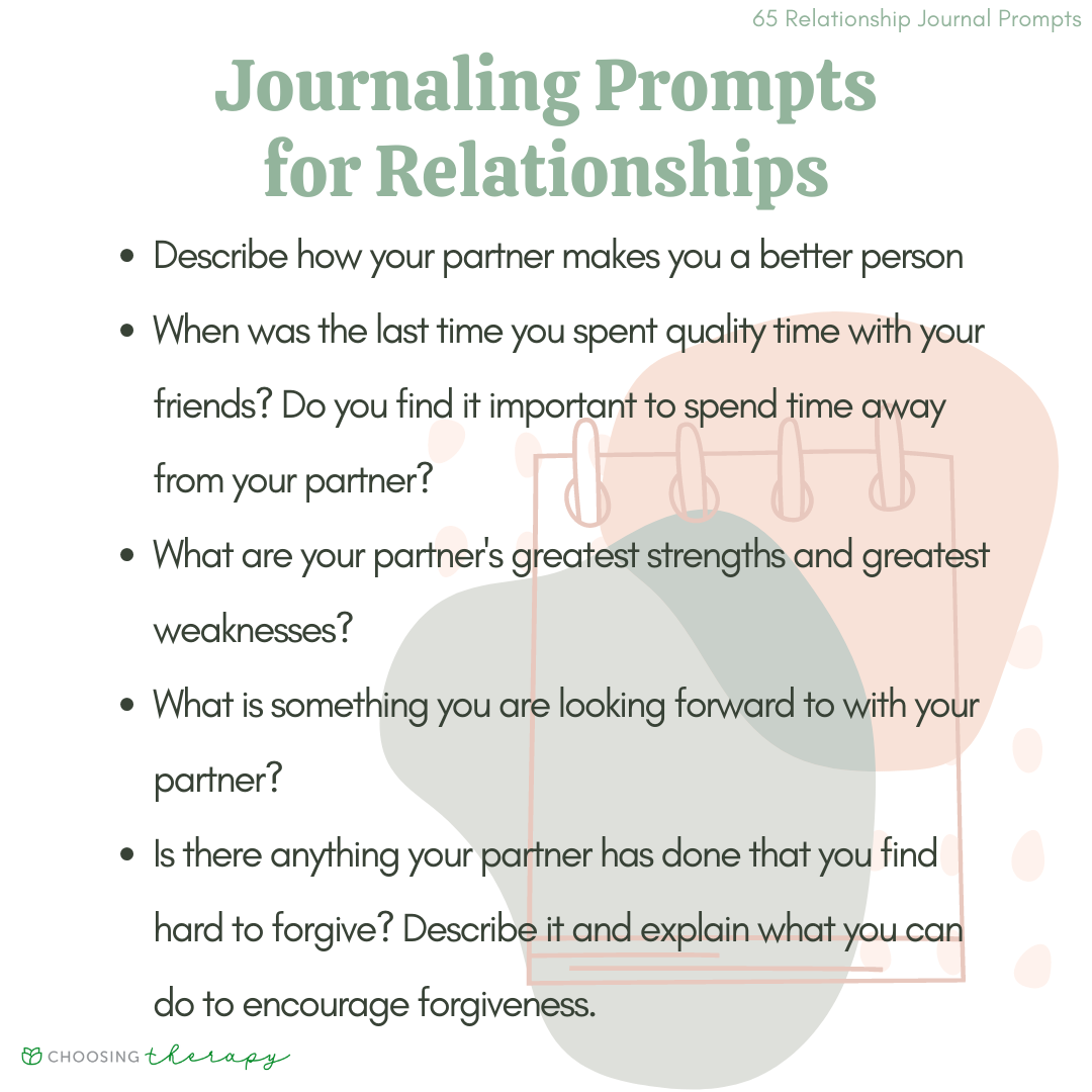 47 Relationship Journal Prompts to Unlock Greater Love •