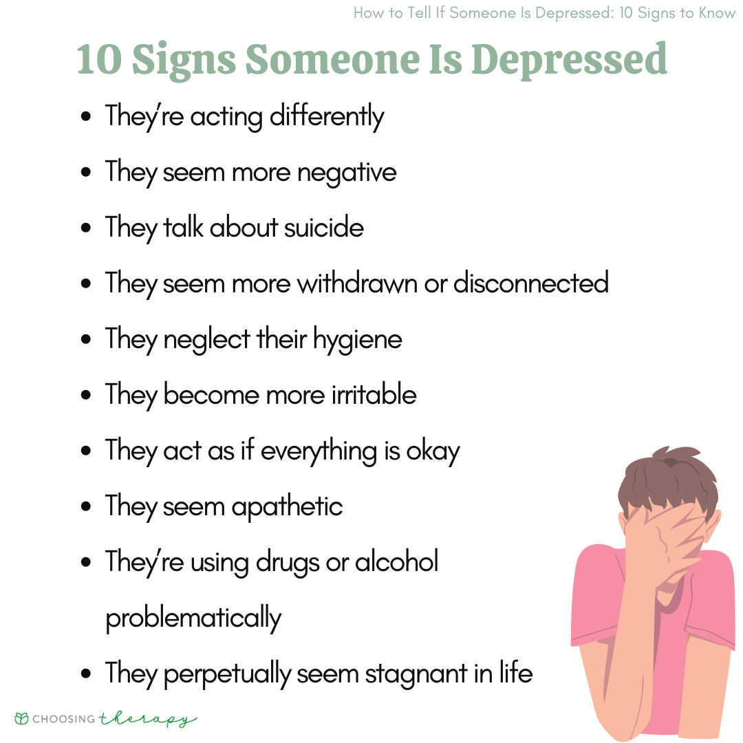 10 Signs Someone Is Depressed 