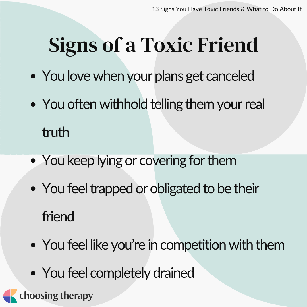 13 Signs That You Have Toxic Friends & What to Do About It