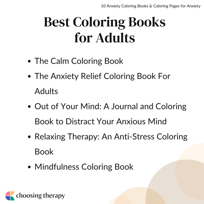 Anxiety Coloring Pages to Help You Relax