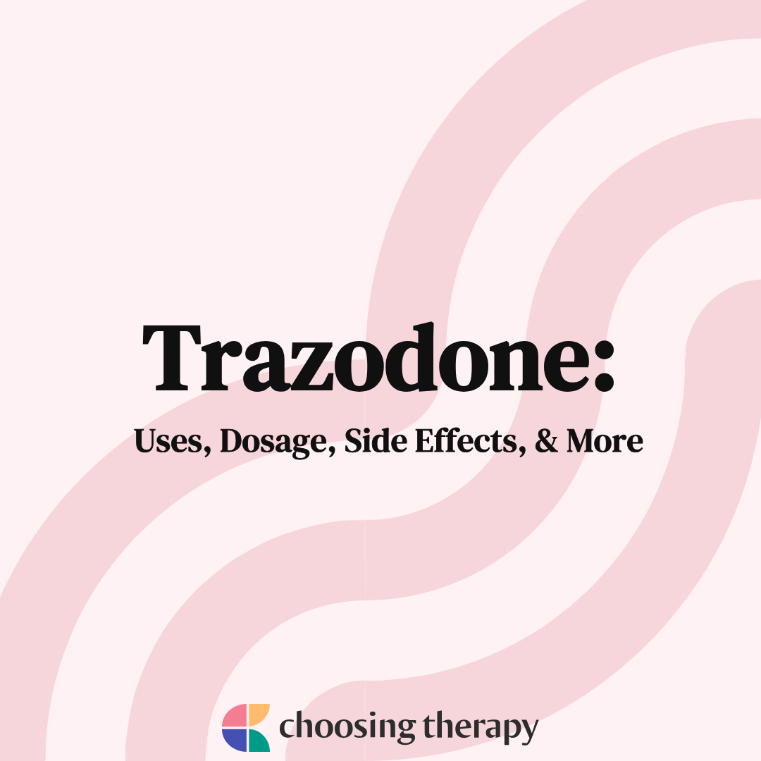 Side effects of 2025 trazodone in elderly